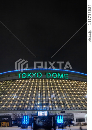 東京ドームの夜景 111758684