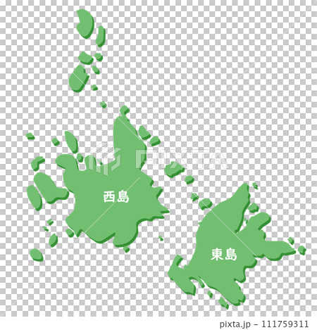 竹島の形 111759311