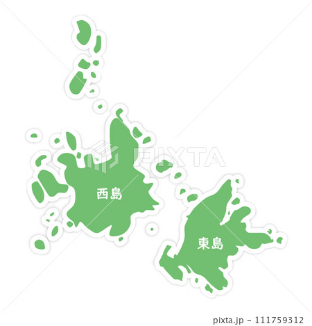 竹島の形 竹島の形 111759312