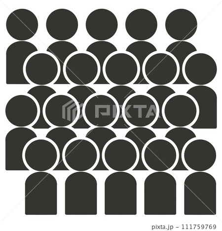 たくさんの人 たくさんの人 111759769