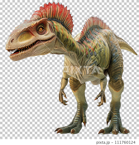 ディロフォサウルスのイメージ image of Dilophosaurus No3-12 111760124