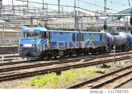 鉄道 JR東日本・EH200-7 貨物レ 大宮駅構内 鉄道 JR東日本・EH200-7 貨物レ 大宮駅構内 111760783