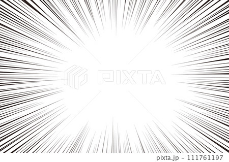 放射状の吹き出し、漫画風のフキダシ、ウニフラッシュ 放射状の吹き出し、漫画風のフキダシ、ウニフラッシュ 111761197