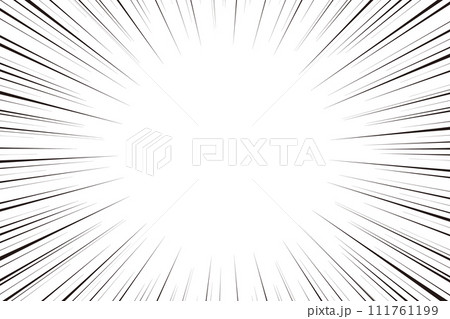 放射状の吹き出し、漫画風のフキダシ、ウニフラッシュ 放射状の吹き出し、漫画風のフキダシ、ウニフラッシュ 111761199