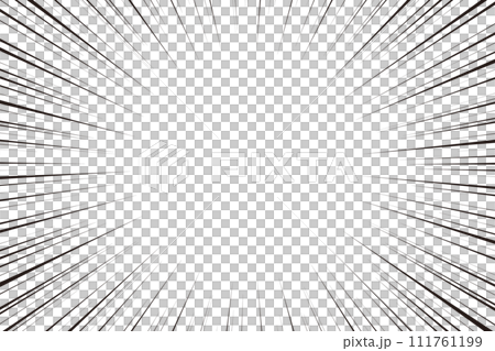 放射状の吹き出し、漫画風のフキダシ、ウニフラッシュ 放射状の吹き出し、漫画風のフキダシ、ウニフラッシュ 111761199