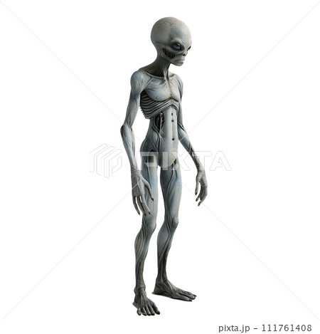 グレイ/宇宙人のイメージ image of Grey Alien No1-4 111761408