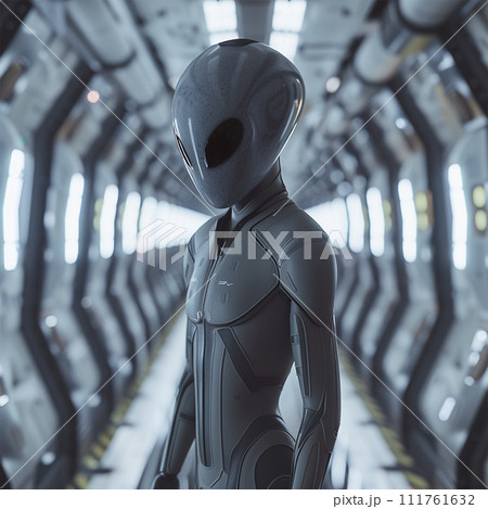 グレイ/宇宙人のイメージ image of Grey Alien No5-5 グレイ/宇宙人のイメージ image of Grey Alien No5-5 111761632