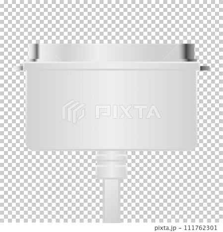 Simple illustration_white printer cable 111762301