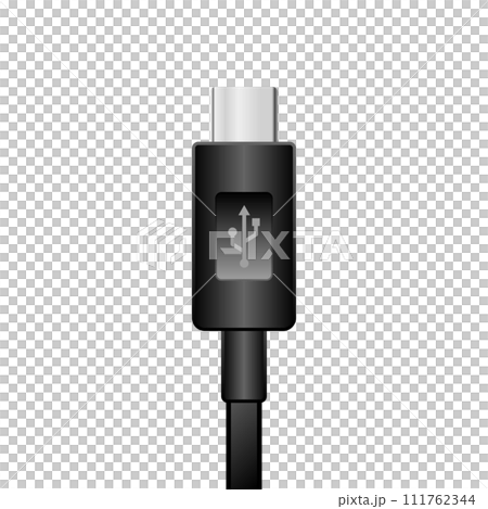 簡單圖解_黑色USB Type-C_公頭 簡單圖解_黑色USB Type-C_公頭 111762344