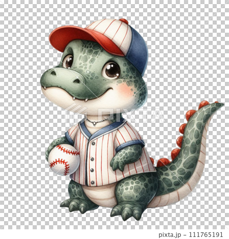 Alligator Cute Watercolor Clipart Alligator Cute Watercolor Clipart 111765191