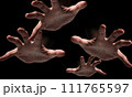 暗闇から迫りくる魔の手・ホラーイメージ 111765597