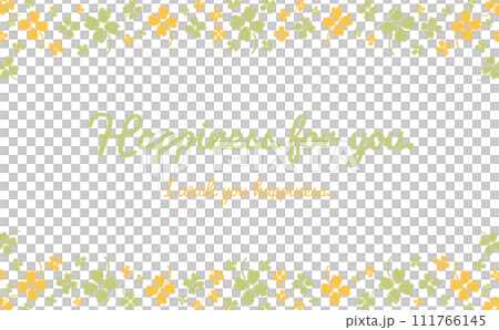 Girly four leaf clover frame Girly four leaf clover frame 111766145