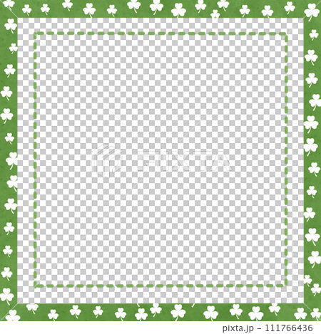 white checkered clover leaf, symbol of luck white checkered clover leaf, symbol of luck 111766436