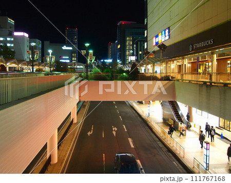 豊田市市街地の夜景風景 豊田市市街地の夜景風景 111767168