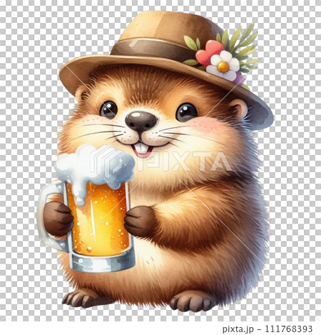 Groundhog cute wildlife Groundhog cute wildlife 111768393