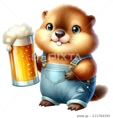 Groundhog cute wildlife 111768395