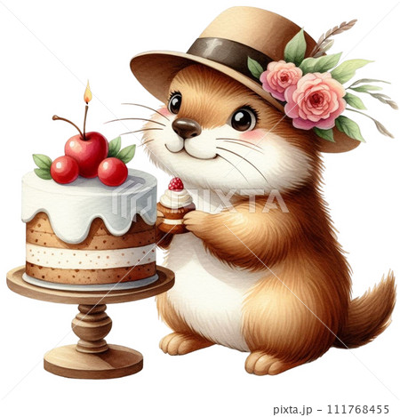 Groundhog cute wildlife Groundhog cute wildlife 111768455