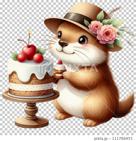 Groundhog cute wildlife Groundhog cute wildlife 111768455