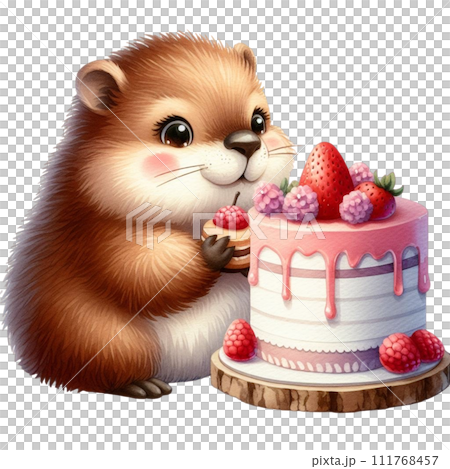 Groundhog cute wildlife 111768457