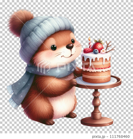 Groundhog cute wildlife 111768460