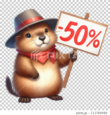 Groundhog cute wildlife Groundhog cute wildlife 111768490