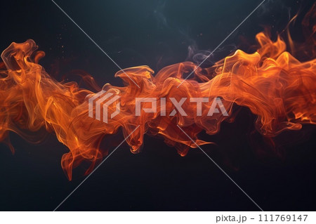 黒背景の炎 黒背景の炎 111769147