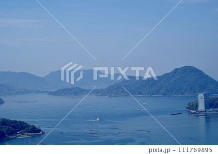 広島市 黄金山よりグランドプリンスホテル広島 広島市 黄金山よりグランドプリンスホテル広島 111769895