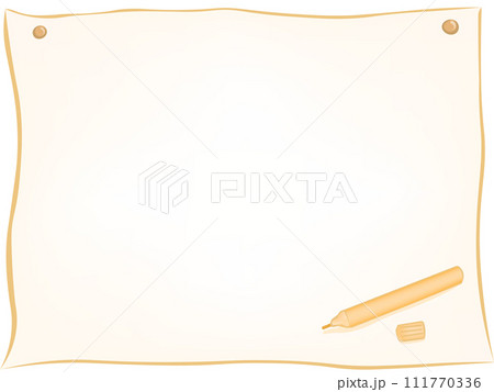 貼り紙の背景ベクターイラスト 111770336