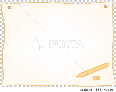 貼り紙の背景ベクターイラスト 111770336
