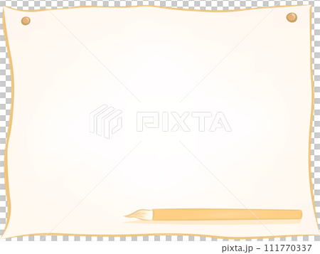 貼り紙の背景ベクターイラスト 111770337