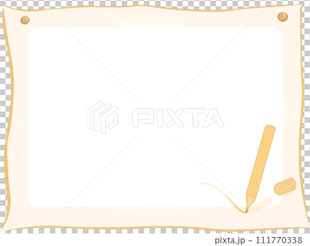 貼り紙の背景ベクターイラスト 111770338