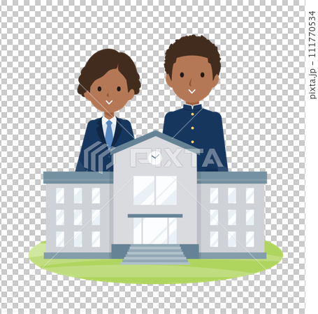 非裔美國男性和女性學生 111770534