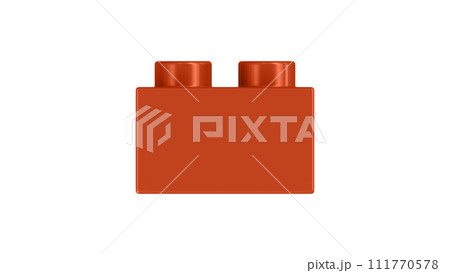 Cayenne Lego Block Isolated on a White Background. Close Up View of a Plastic Children Game Brick for Constructors, Side View. High Quality 3D Rendering with a Work Path. 8K Ultra HD, 7680x4320 Cayenne Lego Block Isolated on a White Background. Close Up View of a Plastic Children Game Brick for Constructors, Side View. High Quality 3D Rendering with a Work Path. 8K Ultra HD, 7680x4320 111770578