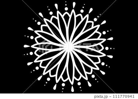 シンプルな白いレース シンプルな白いレース 111770941