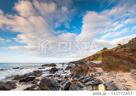 Iconic Second Valley coastline during sunset time Iconic Second Valley coastline during sunset time 111772857
