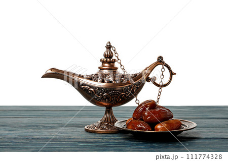 PNG, Ramadan, concept of Holy Muslim month, isolated on white background 111774328