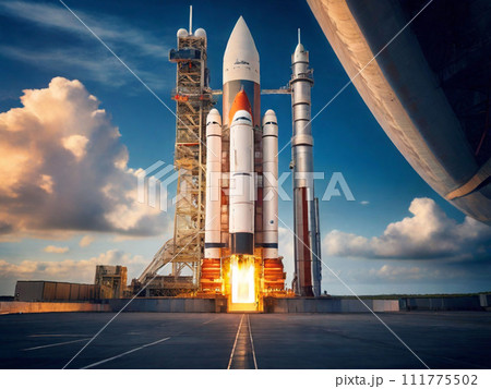 人工衛星発射台 人工衛星発射台 111775502