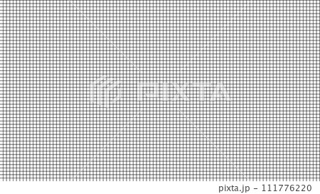 方眼紙　バックグラウンド　黒 111776220