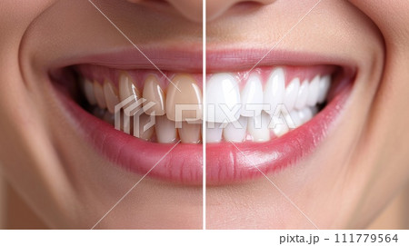 Before and After Teeth Whitening Before and After Teeth Whitening 111779564