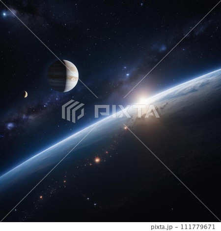 宇宙の夜明け 111779671