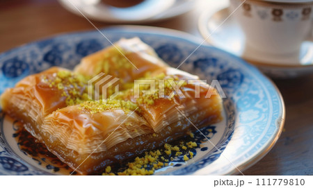 Close-up of Gourmet Baklava Close-up of Gourmet Baklava 111779810