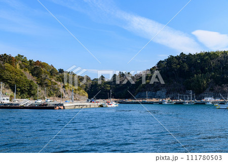 宮城 女川町と出島江島の離島航路 111780503