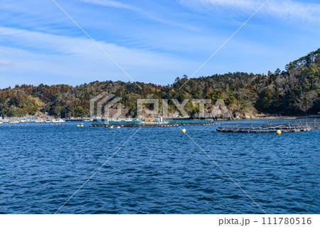 宮城 女川町と出島江島の離島航路 111780516