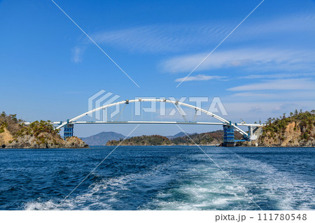 宮城 女川町と出島江島の離島航路 111780548