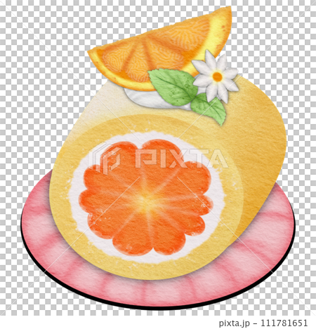 Orange Roll Cake Orange Roll Cake 111781651