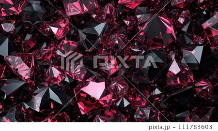 Many small ruby diamond stones, luxury background shallow depth of field Many small ruby diamond stones, luxury background shallow depth of field 111783603