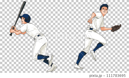Summer high school baseball players_1 111783695