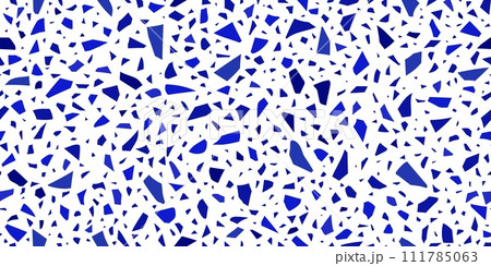 Blue terrazo ceramic tile pattern or terazo mosaic background for terazzo marble stone floor texture. Terrazzo marble broken pieces or blue stone pieces mosaic for floor interior tile background Blue terrazo ceramic tile pattern or terazo mosaic background for terazzo marble stone floor texture. Terrazzo marble broken pieces or blue stone pieces mosaic for floor interior tile background 111785063