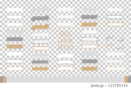 Title/Heading Frame Set C05 No sample text 111785143