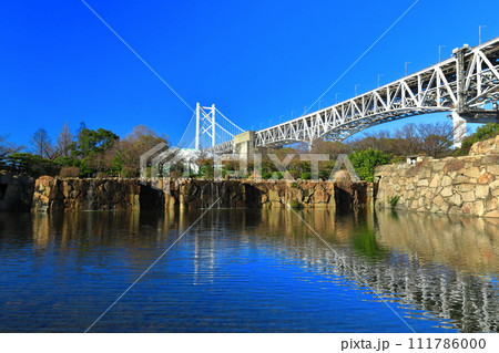 【香川県】快晴の瀬戸大橋(瀬戸大橋記念公園) 【香川県】快晴の瀬戸大橋(瀬戸大橋記念公園) 111786000